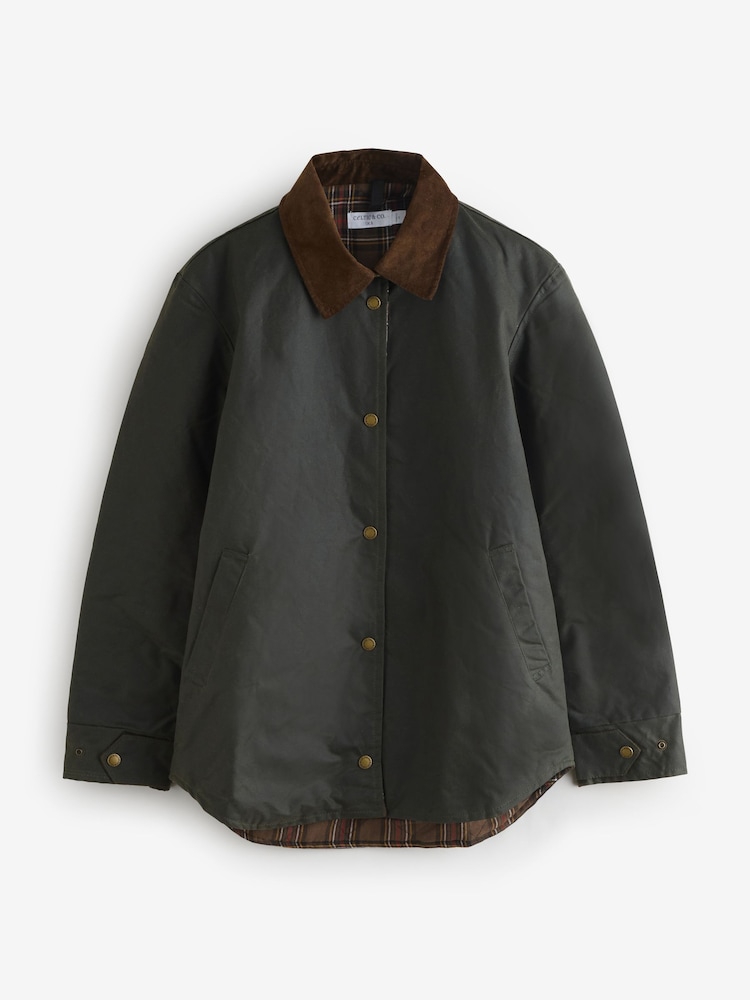 Celtic & Co. Green Wax Cotton Jacket - Image 1 of 1