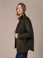 Celtic & Co. Green Wax Jacket - Image 3 of 6