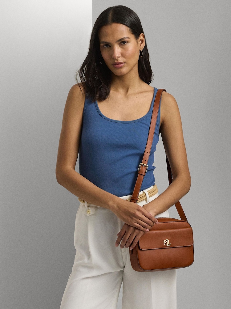 Lauren Ralph Lauren Marcy Leather Cross-Body Camera Bag - Image 6 of 6
