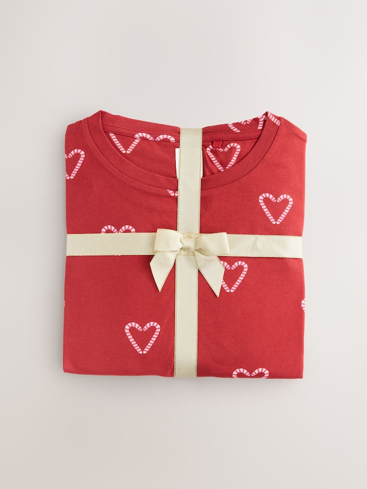 Red Sweet Long Sleeve Pyjamas - Image 2 of 5 Red Sweet Long Sleeve Pyjamas - Image 2 of 5