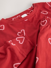 Red Sweet Long Sleeve Pyjamas - Image 4 of 5