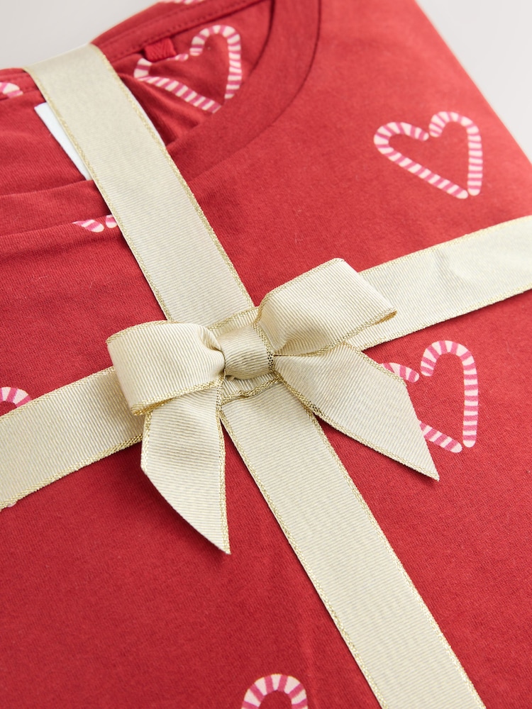 Red Sweet Long Sleeve Pyjamas - Image 5 of 5