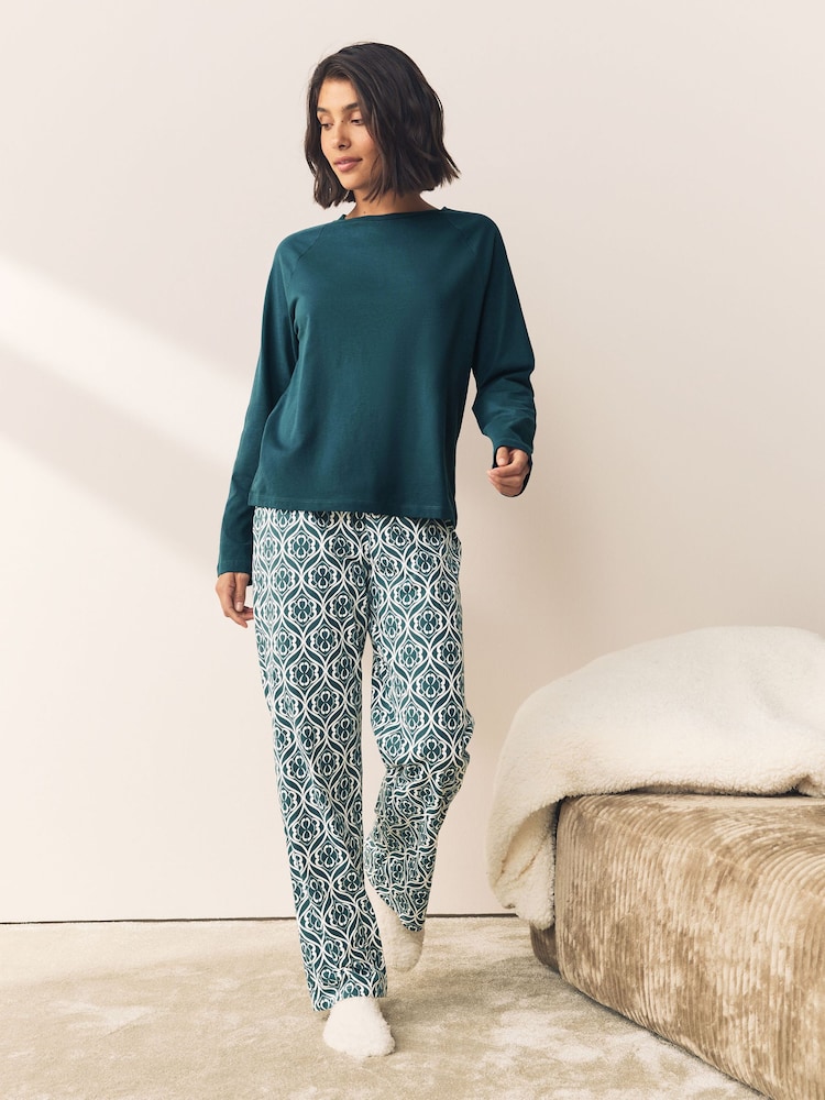 Blue Long Sleeve Pyjamas - Image 3 of 3