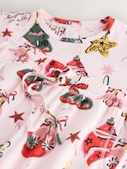 Pink Christmas Bauble - Pijama cálido de manga larga - Imagen 11 de 12