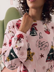 Pink Christmas Bauble - Pijama cálido de manga larga - Imagen 6 de 12