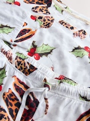 Cream Christmas Pudding Long Sleeve Pyjamas - Image 7 of 9