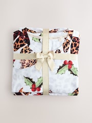 Cream Christmas Pudding Long Sleeve Pyjamas - Image 9 of 9