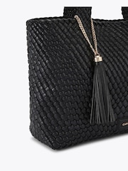 Carvela Black Verona Weave Tote Bag - Image 3 of 4