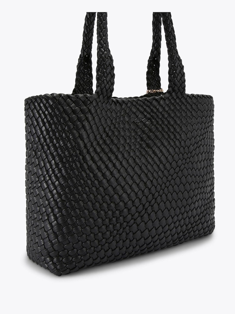 Carvela Black Verona Weave Tote Bag - Image 4 of 4