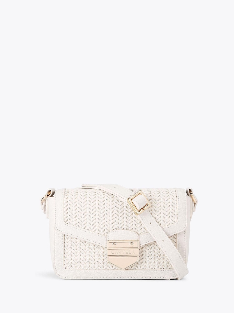 Carvela Maria Weave Cross-Body Bag - Image 1 of 4 Carvela Maria Weave Cross-Body Bag - Image 1 of 4
