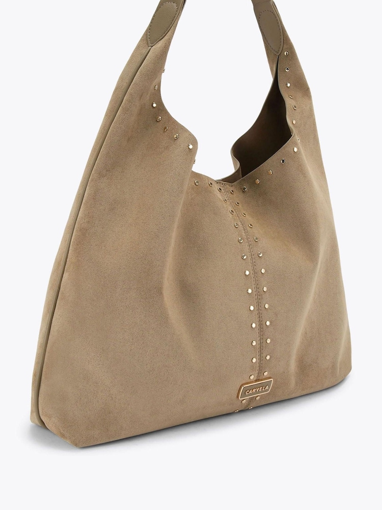 Carvela Cinzia Studded Shoulder Bag - Image 1 of 3