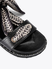 Carvela Sorrento Scarf Black Sandals - Imagen 4 de 4