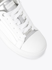 Carvela Statement Zip White Trainers - Image 3 of 4