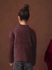 Chocolate Brown Fluffy Jumper (3-16yrs) - Image 2 of 7