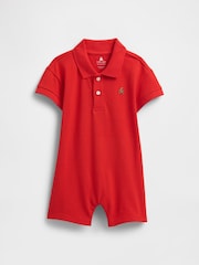 Gap Red Polo One Piece (Newborn-24mths) - Image 1 of 3