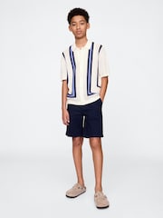 Gap White Relaxed Crochet Shirt (4-13yrs) - Image 3 of 5