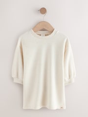 Cream Relaxed Sweat Dress (3mths-7yrs) - Image 1 of 5