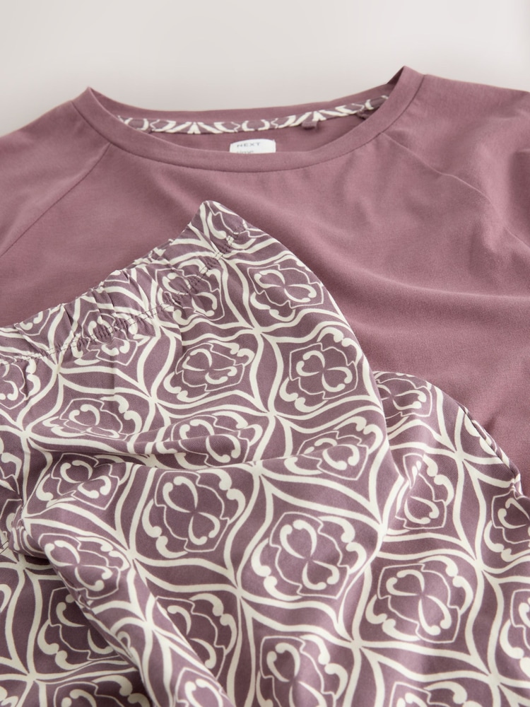 Chocolate Brown Long Sleeve Pyjamas - Image 2 of 3
