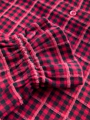 Pink Gingham Flannel Button Through Pyjamas - Image 13 of 14