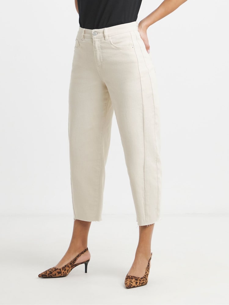 Simply Be Cropped Barrel Jeans - Imagen 2 de 4