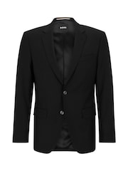 Negro - BOSS Slim Fit Suit Jacket - Imagen 1 de 1