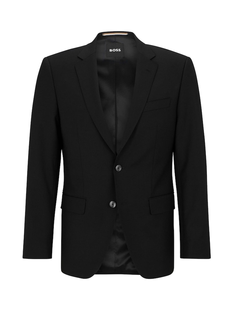Negro - BOSS Slim Fit Suit Jacket - Imagen 1 de 1
