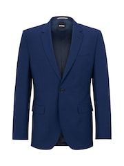 BOSS Blue Regular Fit Jasper Suit Jacket - Image 1 of 1