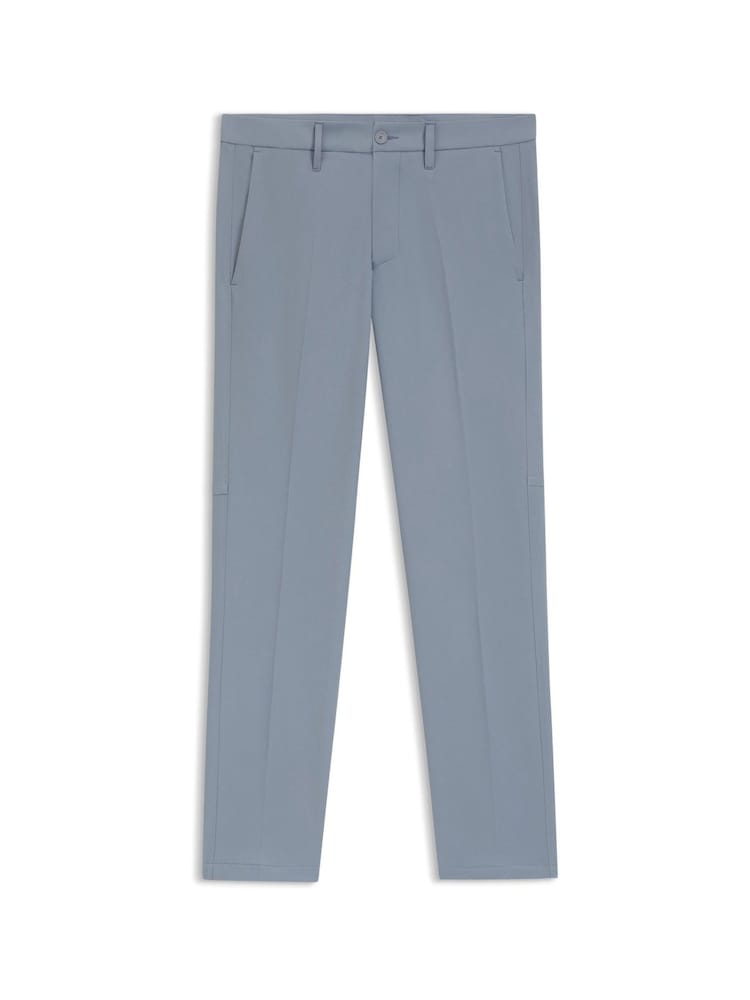 BOSS Grey Commuter Tech Regular Fit Stretch Trousers - Image 1 of 2