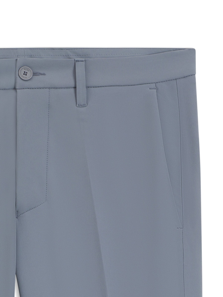 BOSS Grey Commuter Tech Regular Fit Stretch Trousers - Image 2 of 2