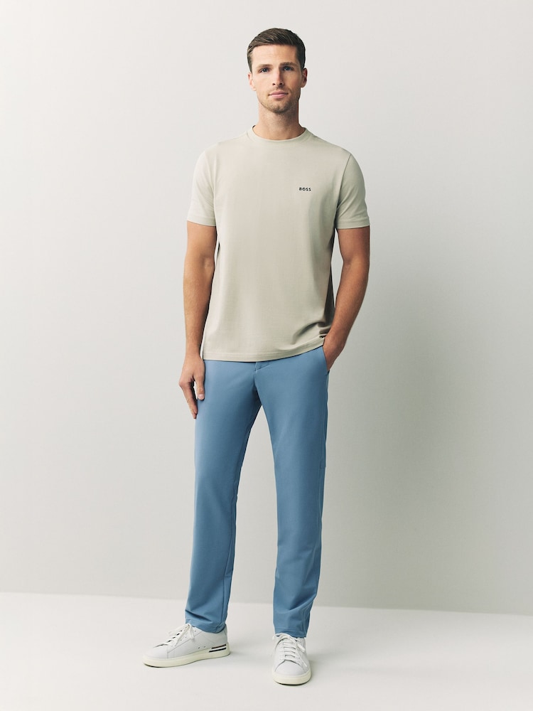 BOSS Grey Commuter Tech Regular Fit Stretch Trousers - Image 2 of 7 BOSS Grey Commuter Tech Regular Fit Stretch Trousers - Image 2 of 7