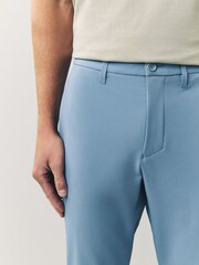 BOSS Grey Commuter Tech Regular Fit Stretch Trousers - Image 4 of 7