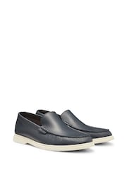 BOSS Blue Sienne Loafers Shoes - Image 1 of 2