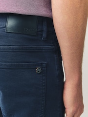 BOSS Blue Slim Fit Delaware Stretch Jeans - Image 4 of 5