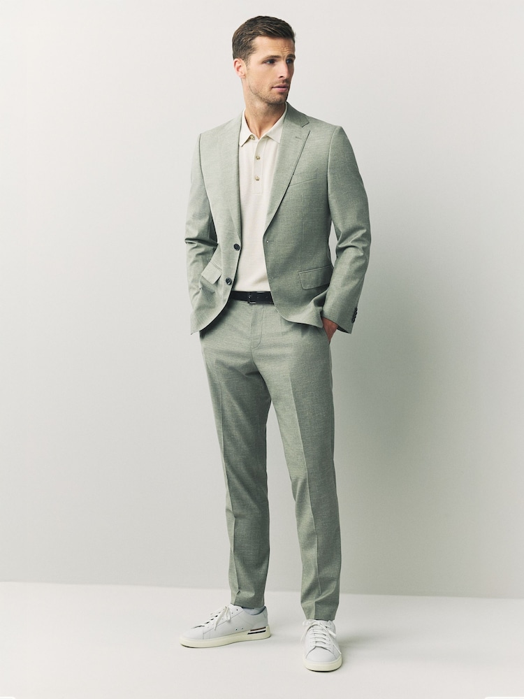 BOSS Slim Fit Hutson Suit Jacket - صورة 2 من 5