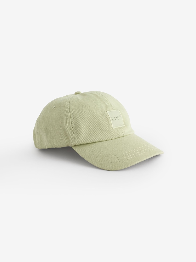 BOSS Green Logo Patch Twill 100% Cotton Cap - Image 1 of 1