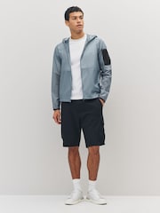 BOSS Airynix Hooded Arm Patch Jacket - Imagen 3 de 5