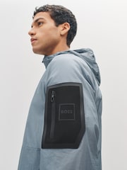 BOSS Airynix Hooded Arm Patch Jacket - Imagen 4 de 5