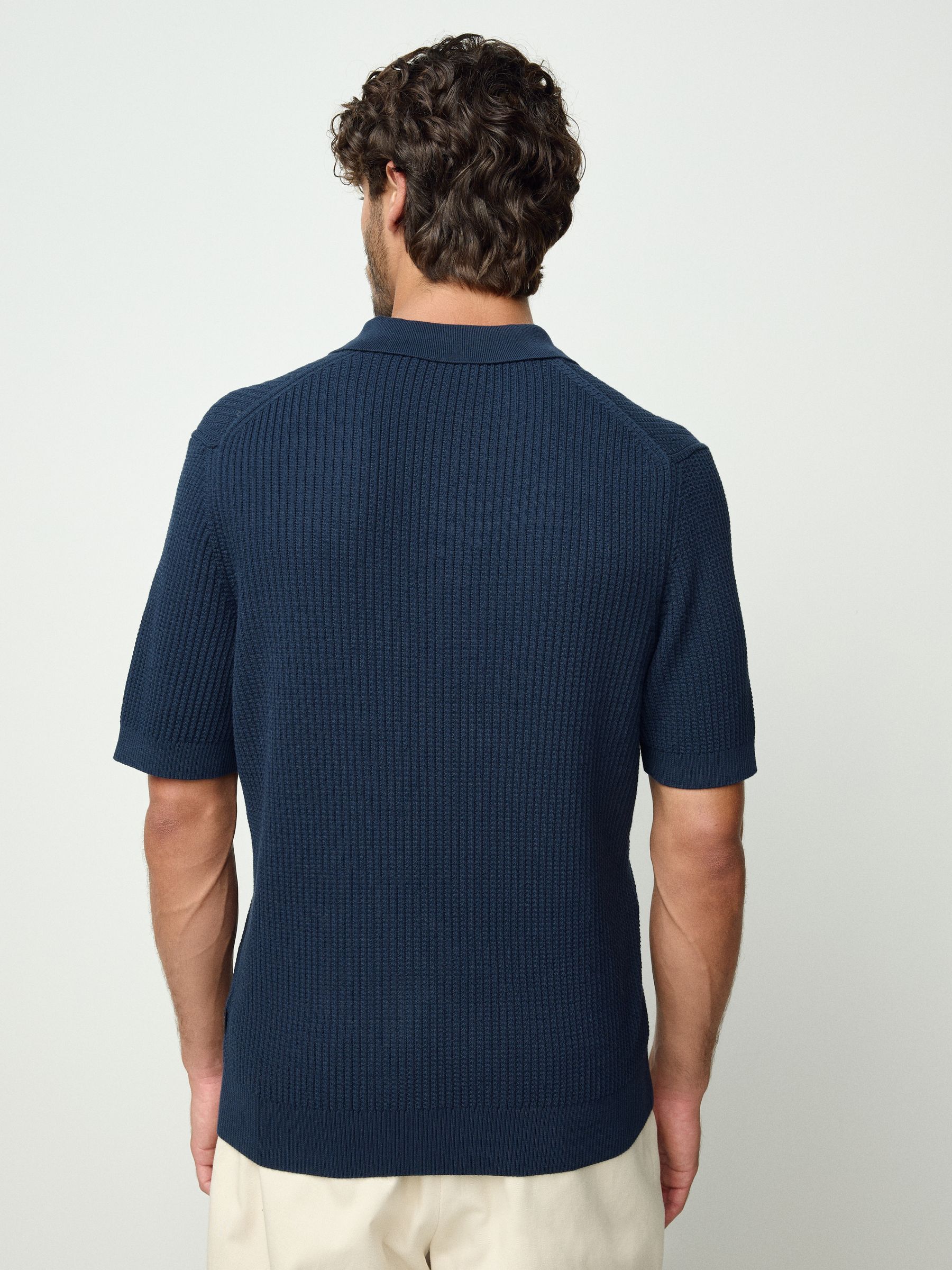 Buy BOSS Blue Akoppo Knitted Polo Shirt from the Next UK online shop