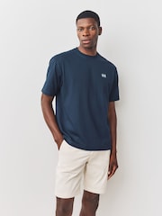 BOSS Blue Regular Fit Graphic Print T-Shirt - Image 1 of 6