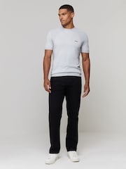BOSS Grey Regular Fit Momentum Logo Jumper - Image 2 of 5