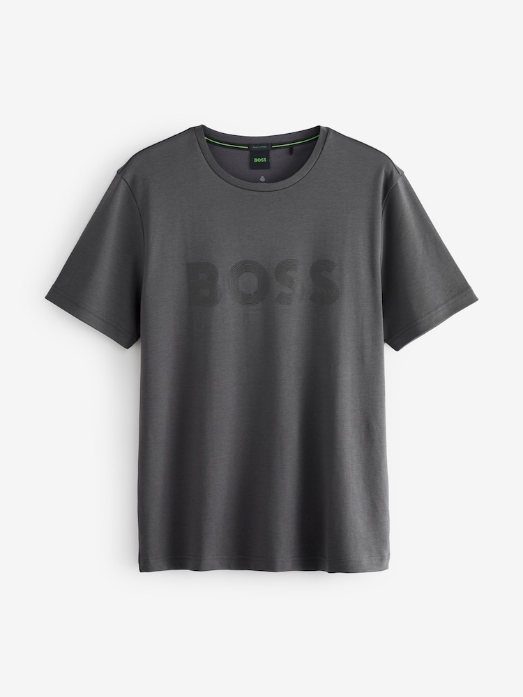 Camiseta de corte estándar con logo de BOSS - Imagen 5 de 5