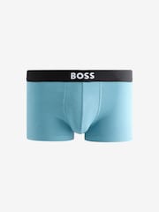 BOSS Dark Black One Logo Boxers Trunks 3 Pack - Image 2 of 4
