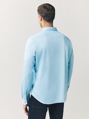 BOSS Blue Regular Fit Motion Long Sleeve Shirt - Image 2 of 6