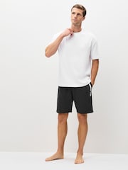 Cinza - Shorts BOSS com logotipo autêntico - Imagem 2 de 6