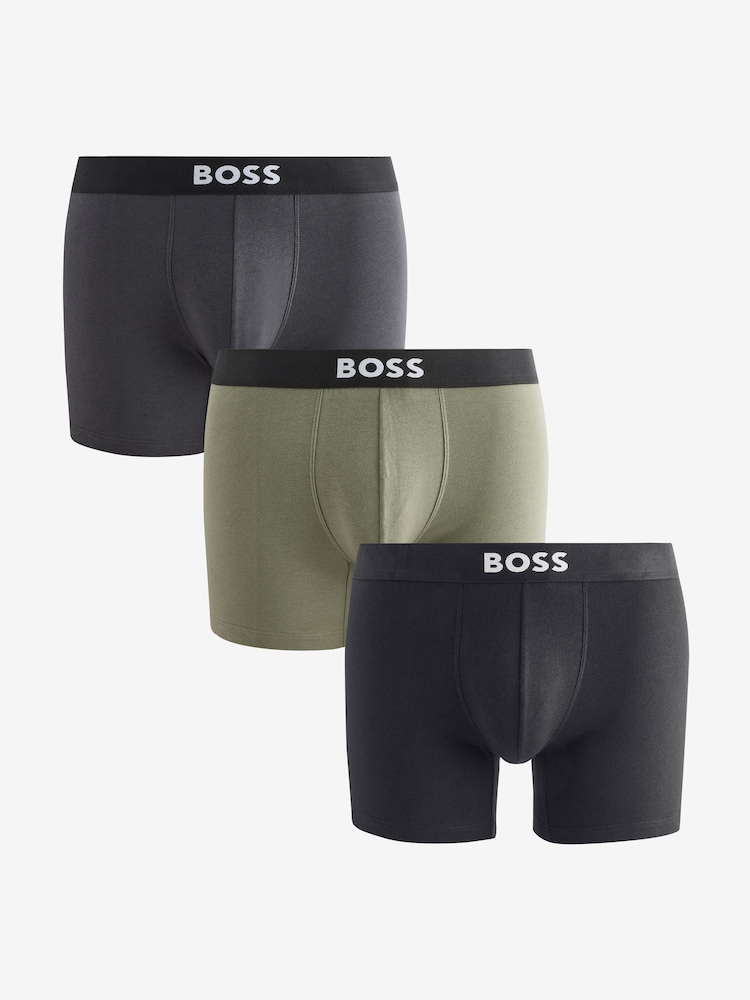 BOSS One Logo Boxers 3 Pack - Bild 1 von 4