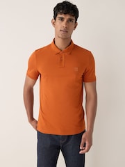 BOSS Orange Slim Fit Passenger Box Logo Polo Shirt - Image 1 of 4
