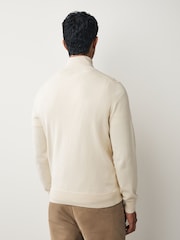 BOSS Yellow Kanobix Quarter Zip Logo Jumper - Image 3 of 5