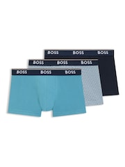BOSS Black Power Logo Boxers Trunks 3 Pack - Image 1 of 1