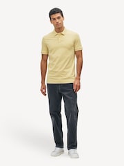 BOSS Yellow Slim Fit Passenger Box Logo Polo Shirt - Image 5 of 9