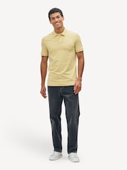 BOSS Yellow Slim Fit Passenger Box Logo Polo Shirt - Image 6 of 9
